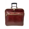 Ekskluzywny walizka na kółkach z prawdziwej włoskiej skóry "Brunello"