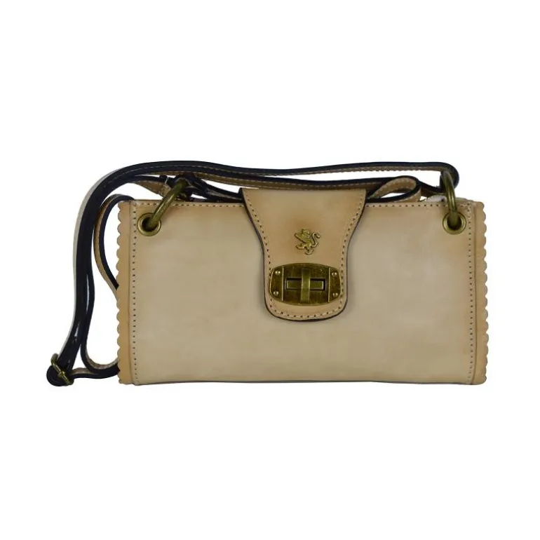 Elegancka i pięknie wykonana listonoszka skórzana damska "Pontremoli" B336