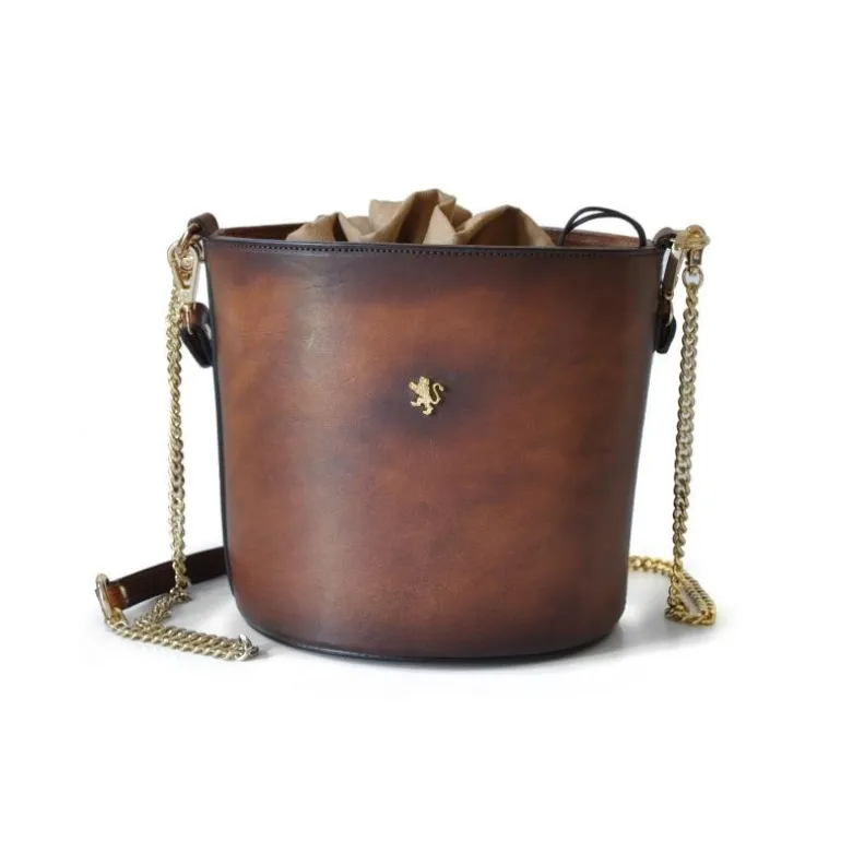 Elegancka, skórzana torebka damska do ręki "Secchiello" B335