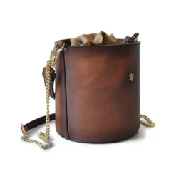 Elegancka, skórzana torebka damska do ręki "Secchiello" B335