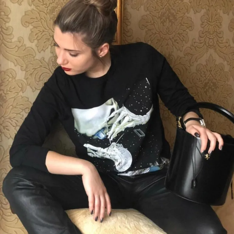 Elegancka, skórzana torebka damska do ręki "Secchiello" B335