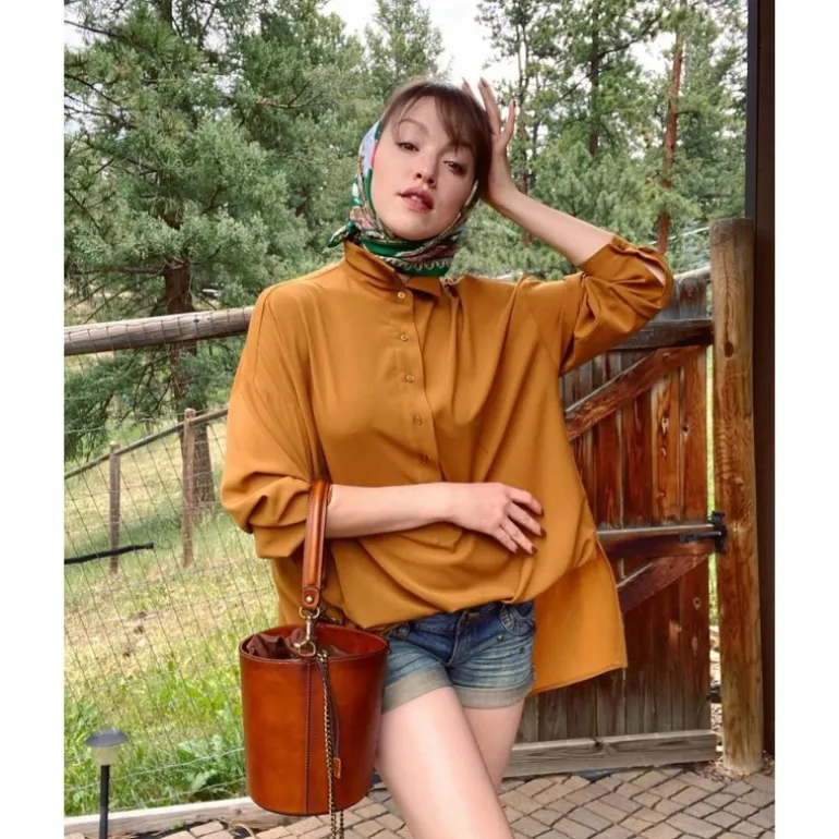 Elegancka, skórzana torebka damska do ręki "Secchiello" B335