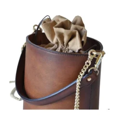 Elegancka, skórzana torebka damska do ręki "Secchiello" B335