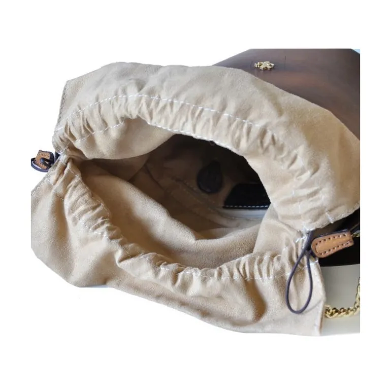 Elegancka, skórzana torebka damska do ręki "Secchiello" B335