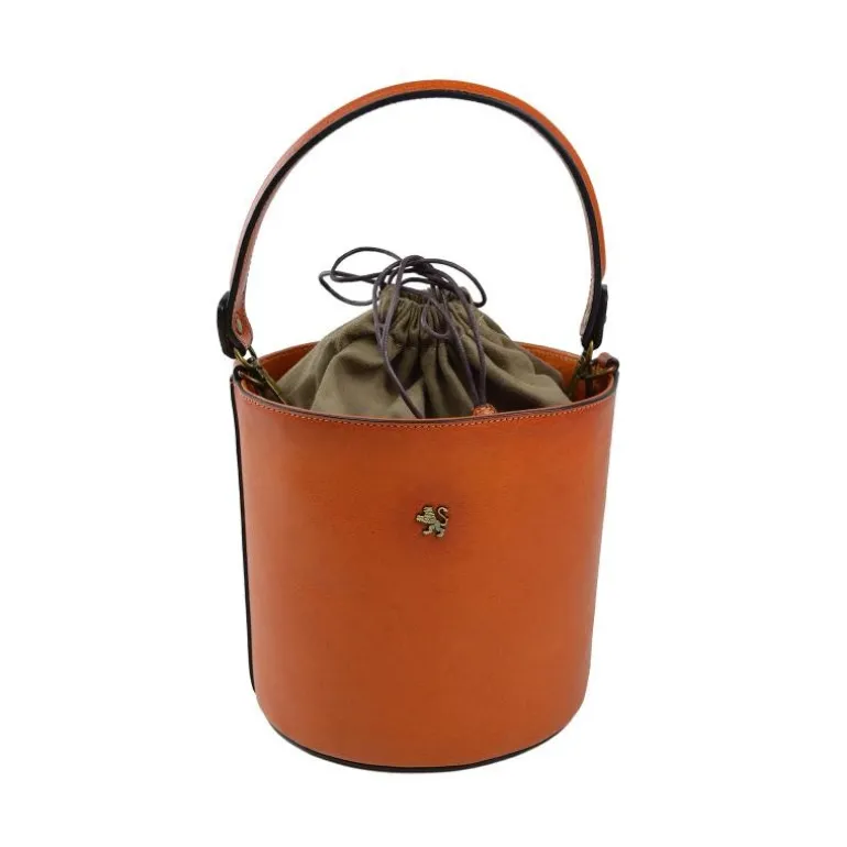 Elegancka, skórzana torebka damska do ręki "Secchiello" B335