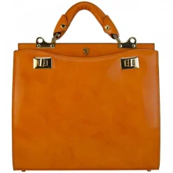 Elegancka torebka skórzana Średniej wielkości. "Anna Maria Luisa de' Medici"