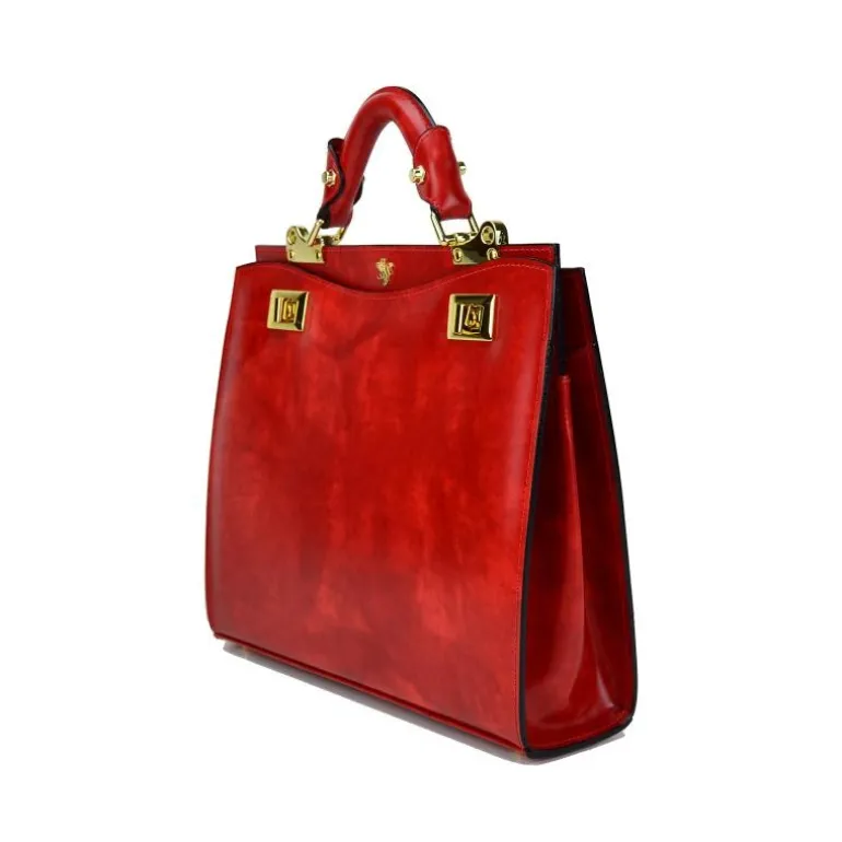 Elegancka torebka skórzana Średniej wielkości. "Anna Maria Luisa de' Medici"