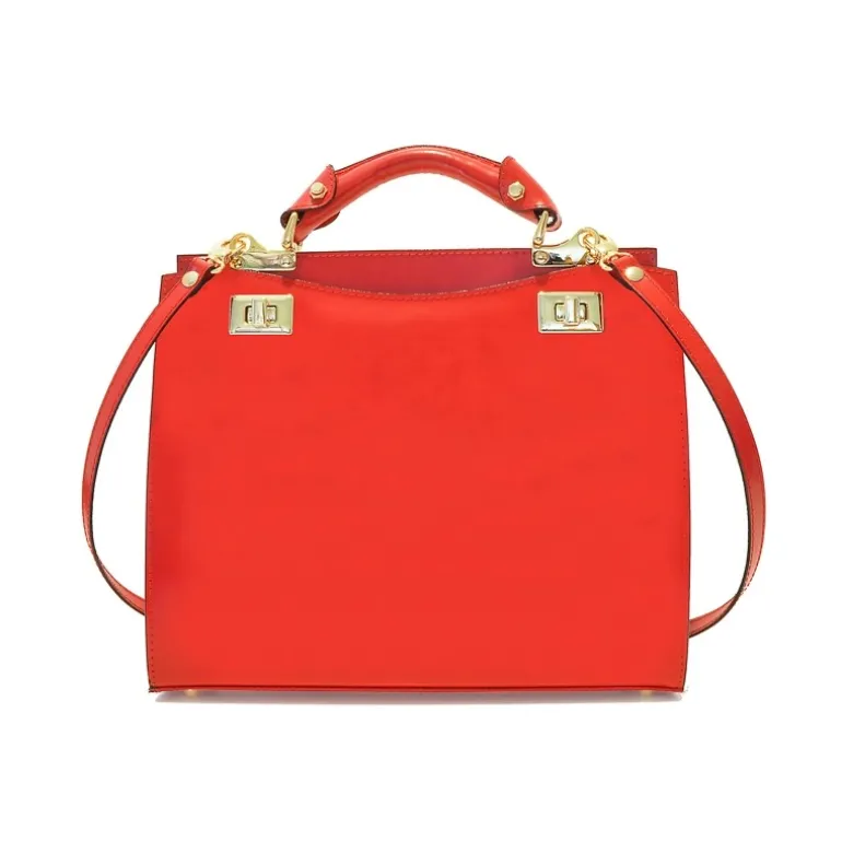 Elegancka torebka skórzana Średniej wielkości. "Anna Maria Luisa de' Medici"