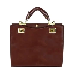 Elegancka torebka skórzana Średniej wielkości. "Anna Maria Luisa de' Medici"