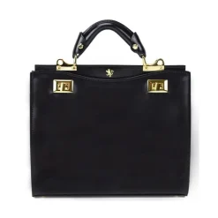 Elegancka torebka skórzana Średniej wielkości. "Anna Maria Luisa de' Medici"