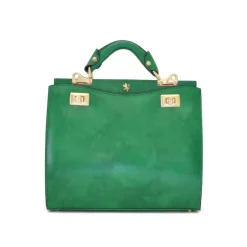 Elegancka torebka skórzana Średniej wielkości. "Anna Maria Luisa de' Medici"