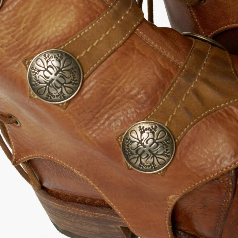 Getry na obuwie ze skóry "Ghette Bottoni" MI