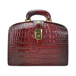 Klasyczna torebka Damska skórzana z tłoczonym wzorem. "Miss Brunelleschi" K120/29