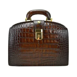 Klasyczna torebka Damska skórzana z tłoczonym wzorem. "Miss Brunelleschi" K120/29