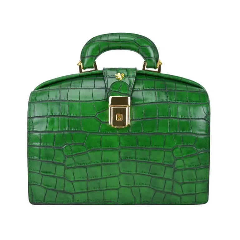 Klasyczna torebka Damska skórzana z tłoczonym wzorem. "Miss Brunelleschi" K120/29