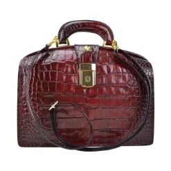 Klasyczna torebka Damska skórzana z tłoczonym wzorem. "Miss Brunelleschi" K120/29