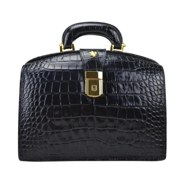 Klasyczna torebka Damska skórzana z tłoczonym wzorem. "Miss Brunelleschi" K120/29