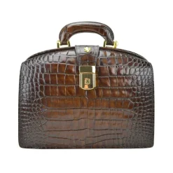 Klasyczna torebka Damska skórzana z tłoczonym wzorem. "Miss Brunelleschi" K120/29