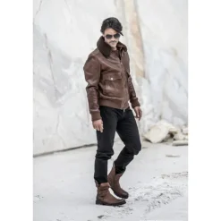 Kozaki męskie skórzane "Scansano"