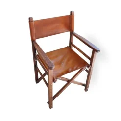 Krzesło Reżyserskie skórzany "Regista"