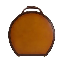 Kuferek na Kapelusz ze skóry, duża