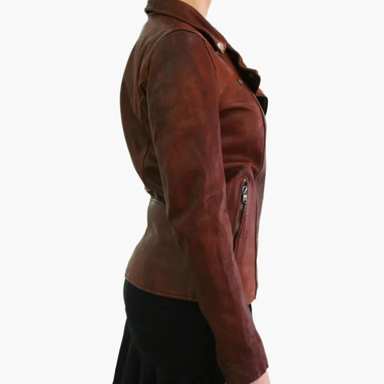 Kurtka skórzana Damska "Chiodo" BR