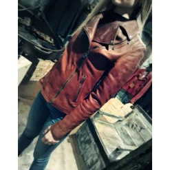 Kurtka skórzana Damska "Chiodo" BR