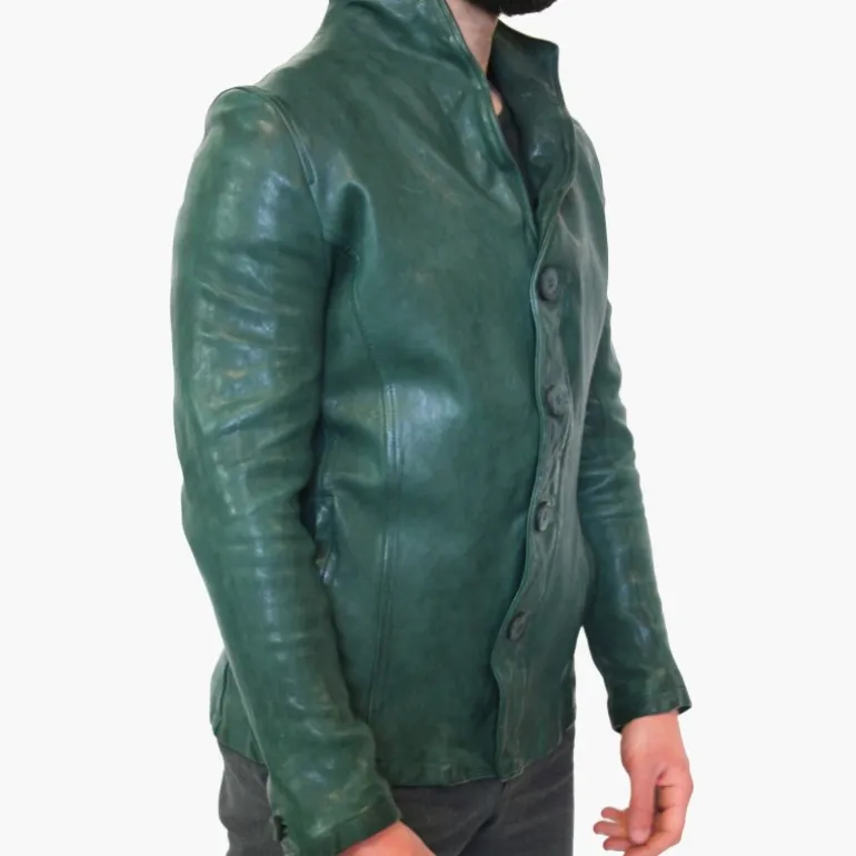 Kurtka skórzana męska "Bottoni"