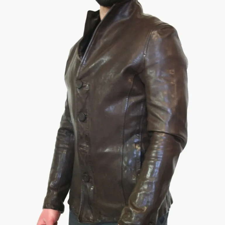 Kurtka skórzana męska "Bottoni"