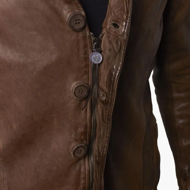 Kurtka skórzana męska "Bottoni" BM