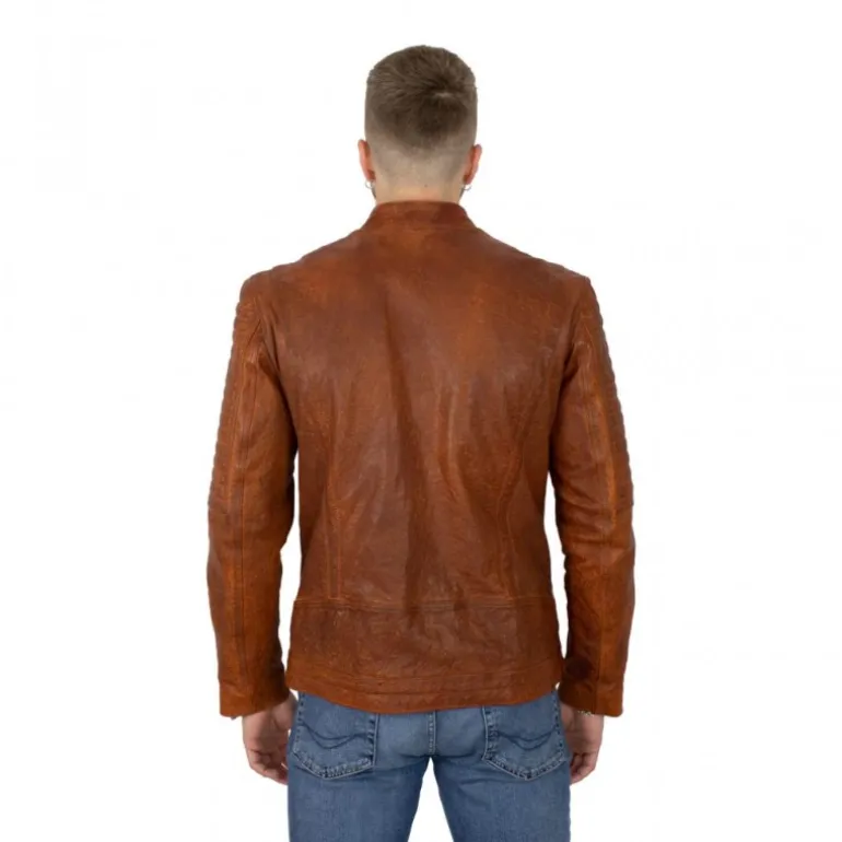 Kurtka skórzana męska "Moto" BR