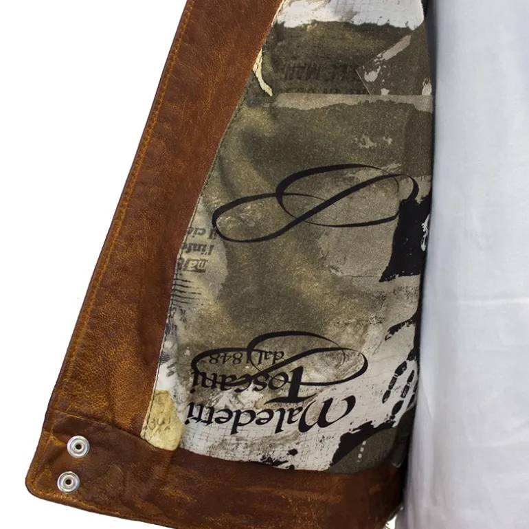 Kurtka skórzana męska "Moto" BR