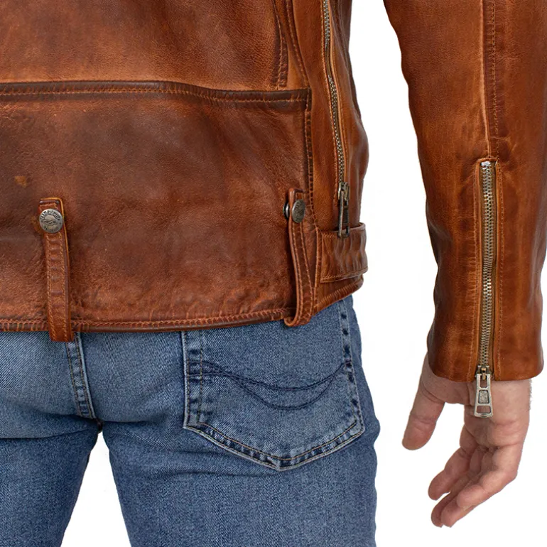 Kurtka skórzana męska "Rider"