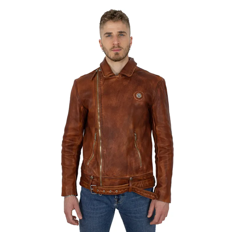 Kurtka skórzana męska "Rider"