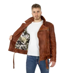 Kurtka skórzana męska "Rider"