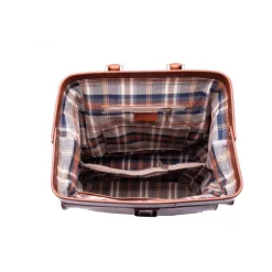 Lekarska torba-plecak z prawdziwej włoskiej skóry, model Urban style