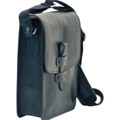 Listonoszka skórzana męska "Wolsztyn" Czarny