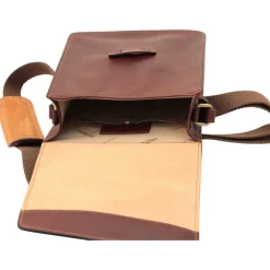 Listonoszka skórzana męska "Wolsztyn" Brązowy