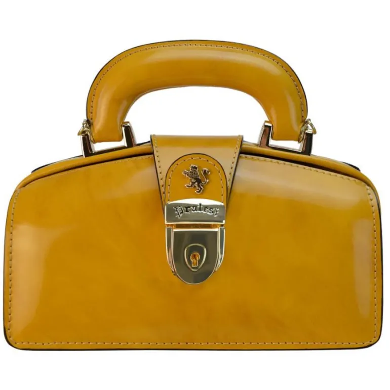 Mała elegancka skórzana listonoszka. "Lady Brunelleschi" R120/M