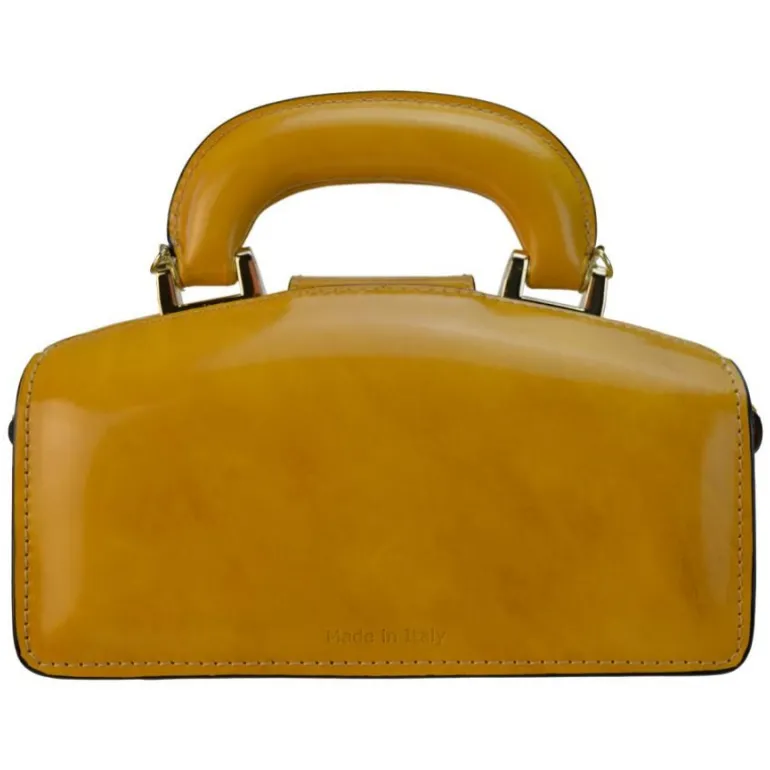 Mała elegancka skórzana listonoszka. "Lady Brunelleschi" R120/M