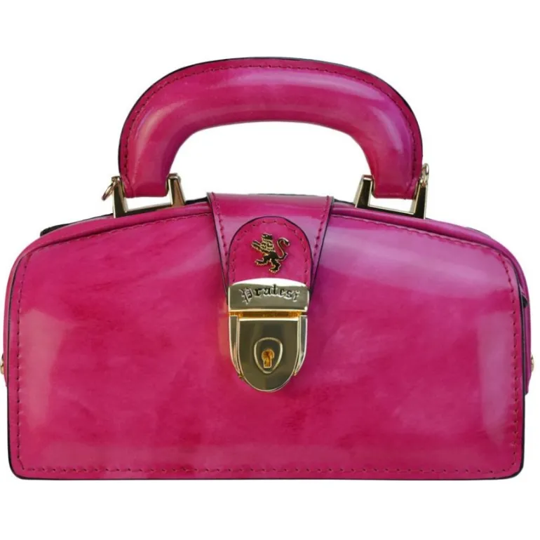 Mała elegancka skórzana listonoszka. "Lady Brunelleschi" R120/M