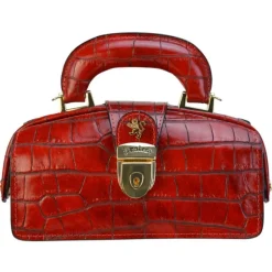 Mała elegancka skórzana listonoszka. "Lady Brunelleschi" K120/M