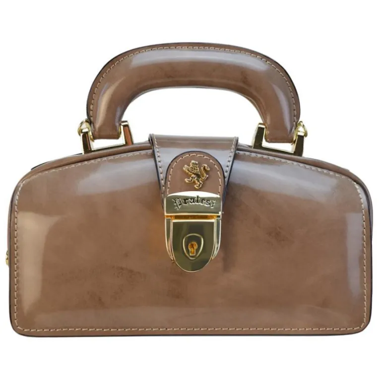 Mała elegancka skórzana listonoszka. "Lady Brunelleschi" R120/M