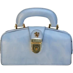 Mała elegancka skórzana listonoszka. "Lady Brunelleschi" R120/M