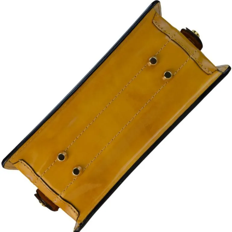 Mała elegancka skórzana listonoszka. "Lady Brunelleschi" R120/M