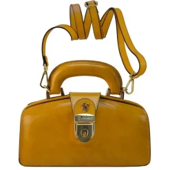 Mała elegancka skórzana listonoszka. "Lady Brunelleschi" R120/M