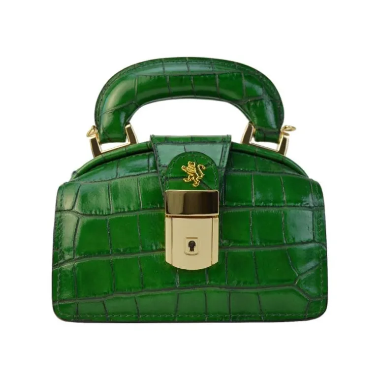 Mała elegancka skórzana listonoszka. "Lady Brunelleschi" K120/18