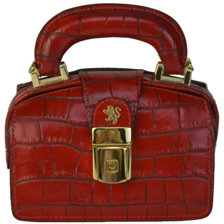 Mała elegancka skórzana listonoszka. "Lady Brunelleschi" K120/18