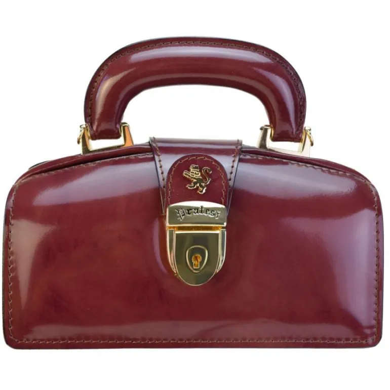 Mała elegancka skórzana listonoszka. "Lady Brunelleschi" R120/M