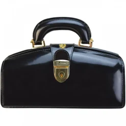 Mała elegancka skórzana torebka na rączce.  "Lady Brunelleschi" R120/N